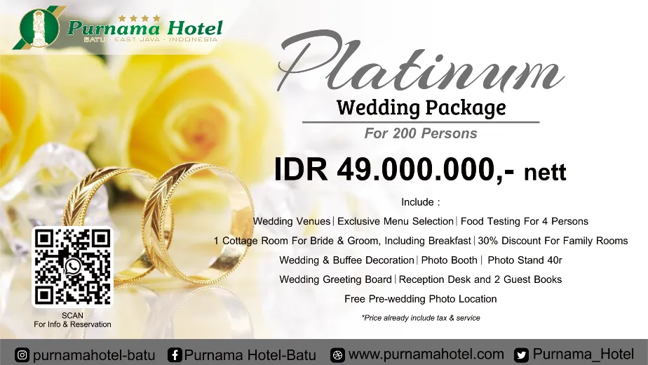 Platinum Wedding Package